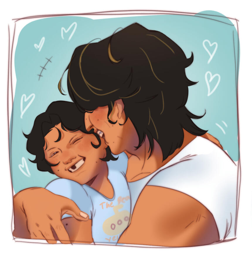 Juniper and Leonardo (my OCs)