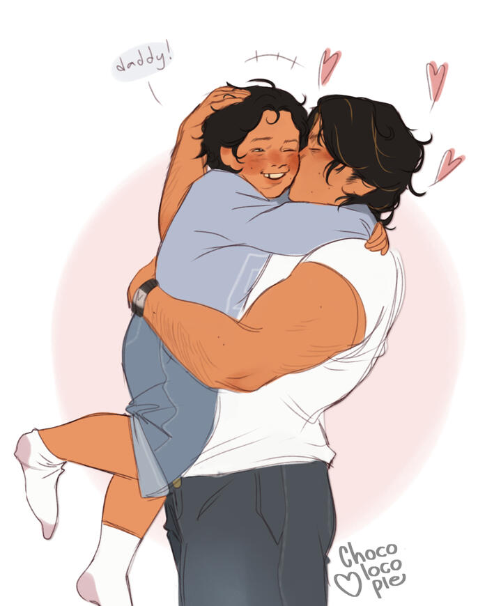 Juniper and Leonardo (my OCs)