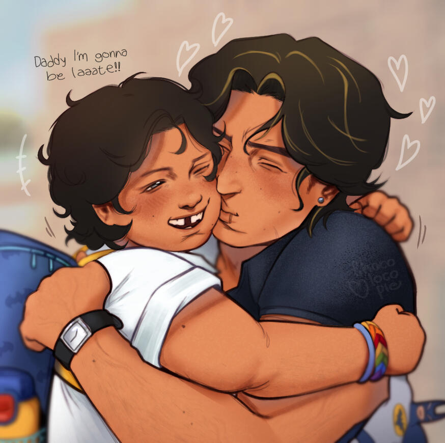 Juniper and Leonardo (my OCs)